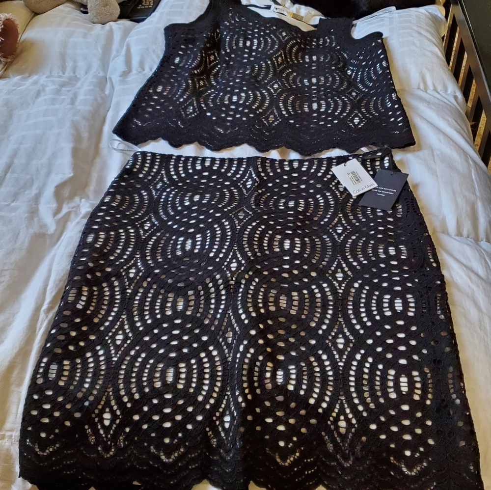 Calvin Klein Skirt/Tank Set